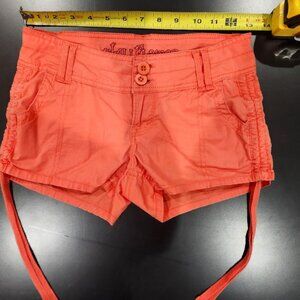 Wallflower Brand Coral Cotton Shorts in Size 0